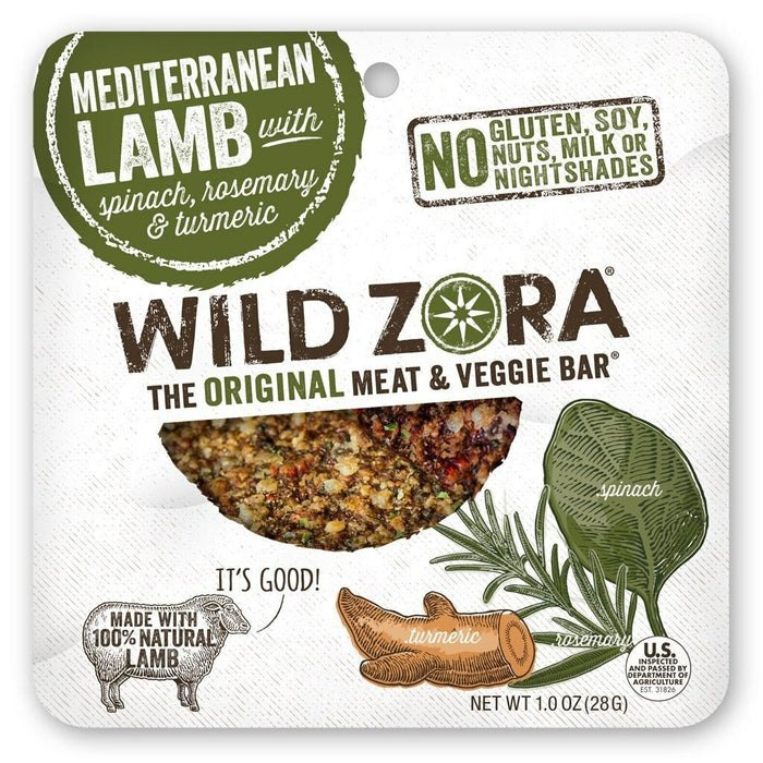 Wild Zora // Meat & Veggie Bar Mediterranean Lamb 1 oz