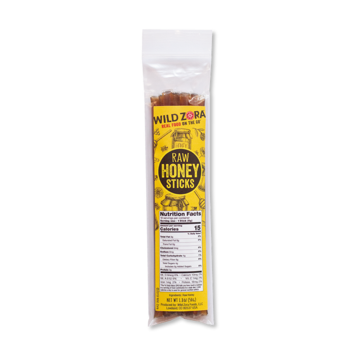 Wild Zora // Raw Honey Sticks 10-Pack
