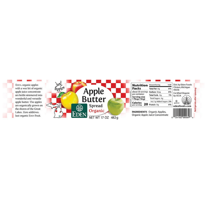 Eden Foods // Organic Apple Butter Spread 17 oz
