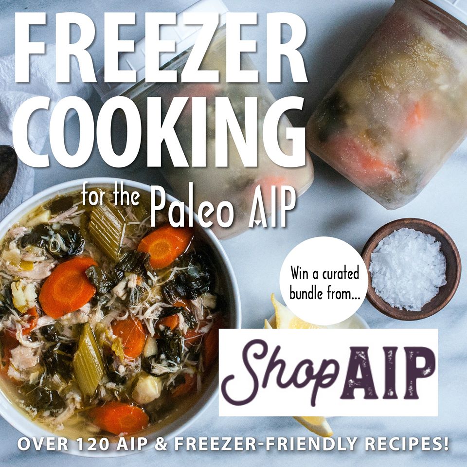 Freezer Cooking for the Paleo AIP - New Cookbook and a Giveaway