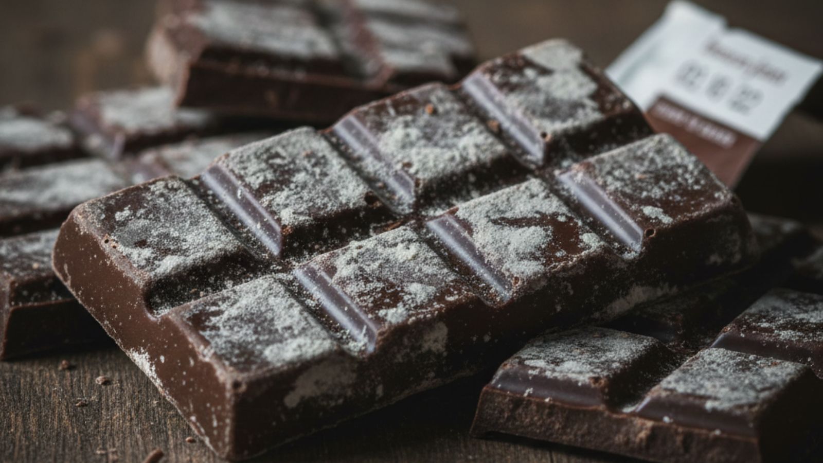 Illustration showing how long chocolate lasts