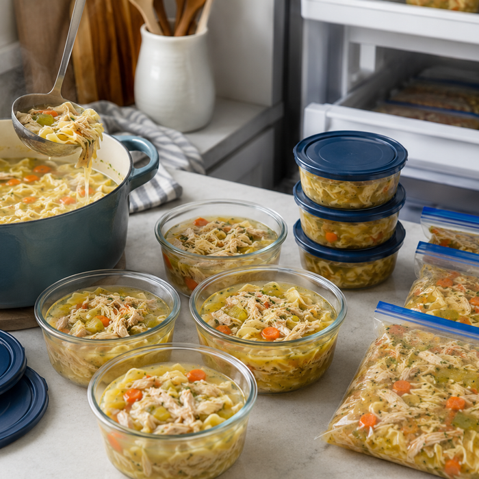 Can You Freeze Chicken Noodle Soup? Keep Noodles Firm Longer