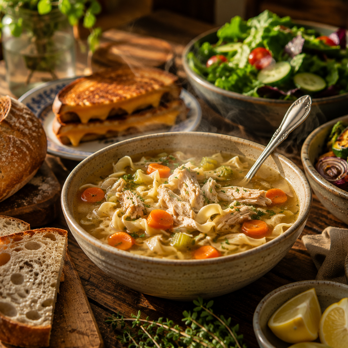 What Goes With Chicken Noodle Soup? Best Sides to Try