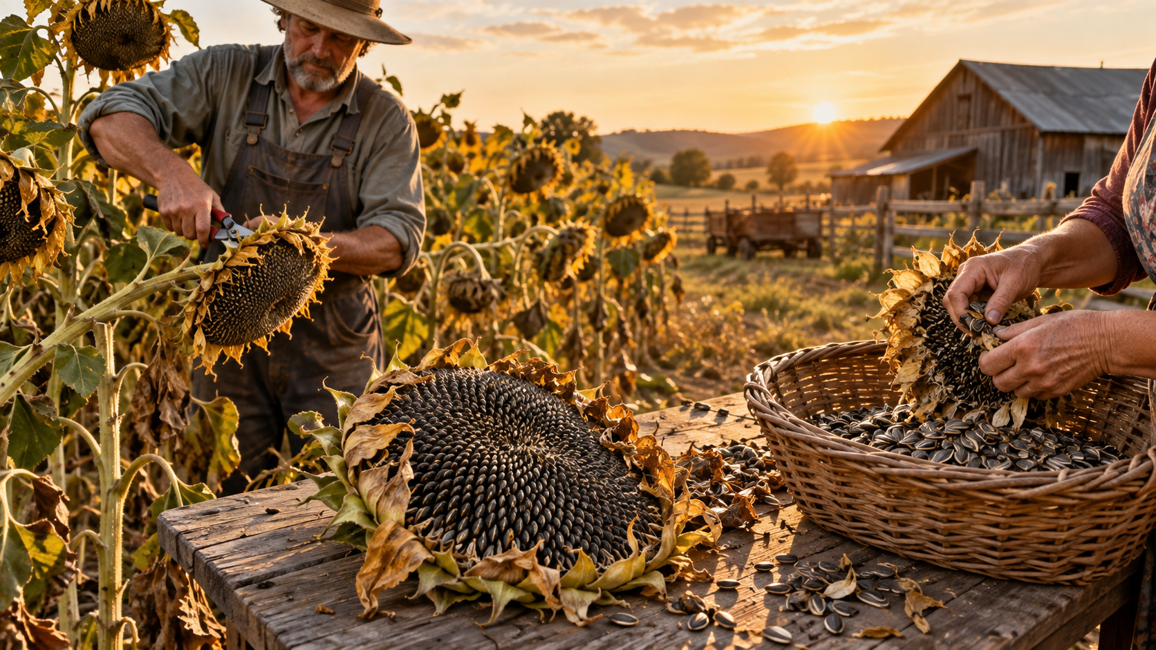 How Are Sunflower Seeds Harvested? From Flower to Seed