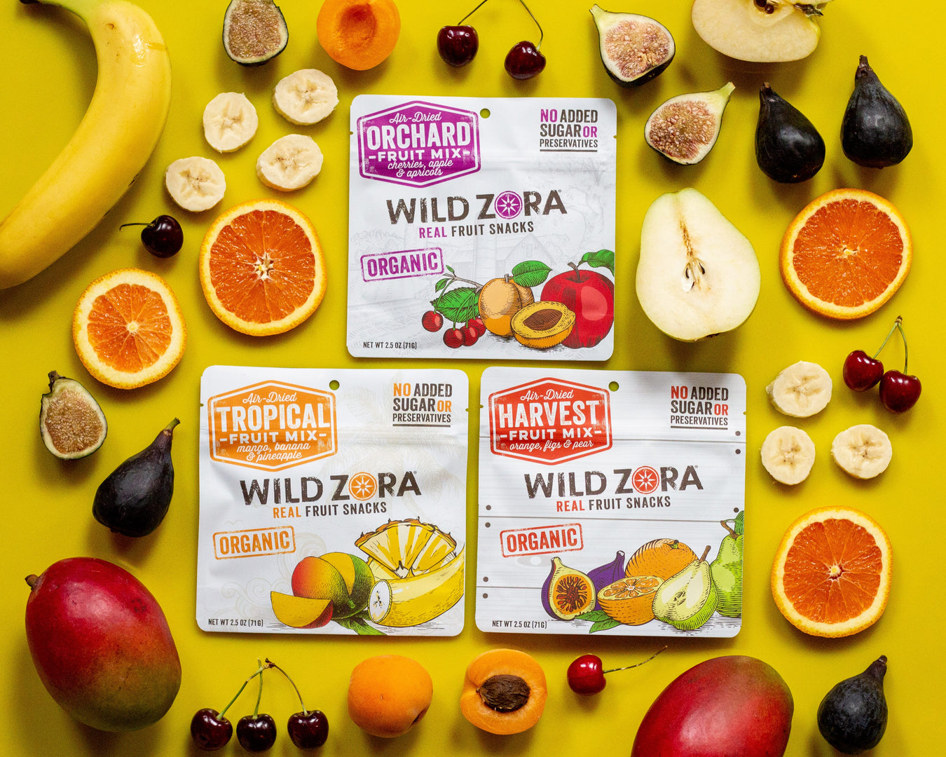 Wild Zora // Organic Air-Dried Fruit Mixes