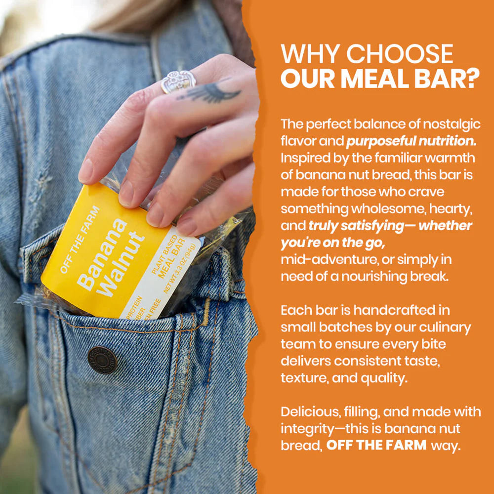 Off The Farm // Banana Walnut Meal Bar 3.3 oz