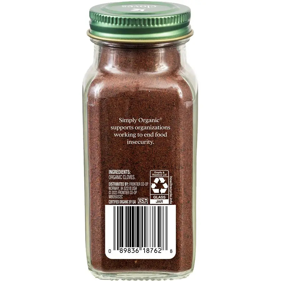 Simply Organic Ground Cloves, 2.82 oz