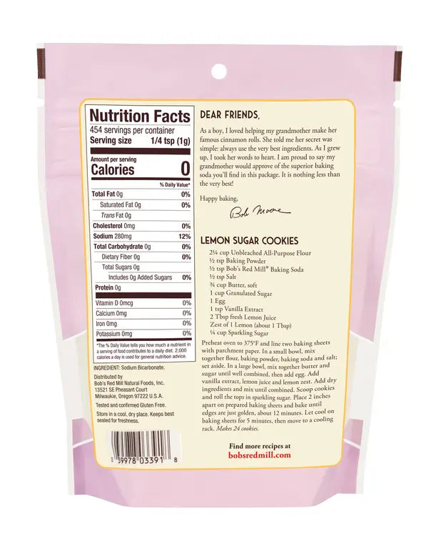 Bob's Red Mill Baking Soda, 16 oz