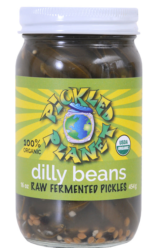 Pickled Planet // Dilly Beans Probiotic Organic Green Beans - 16 oz