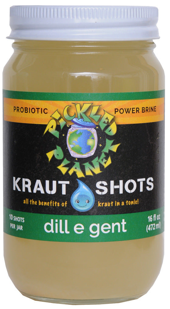 Pickled Planted // Great Plain Organic Kraut Shots, Raw - 16 oz