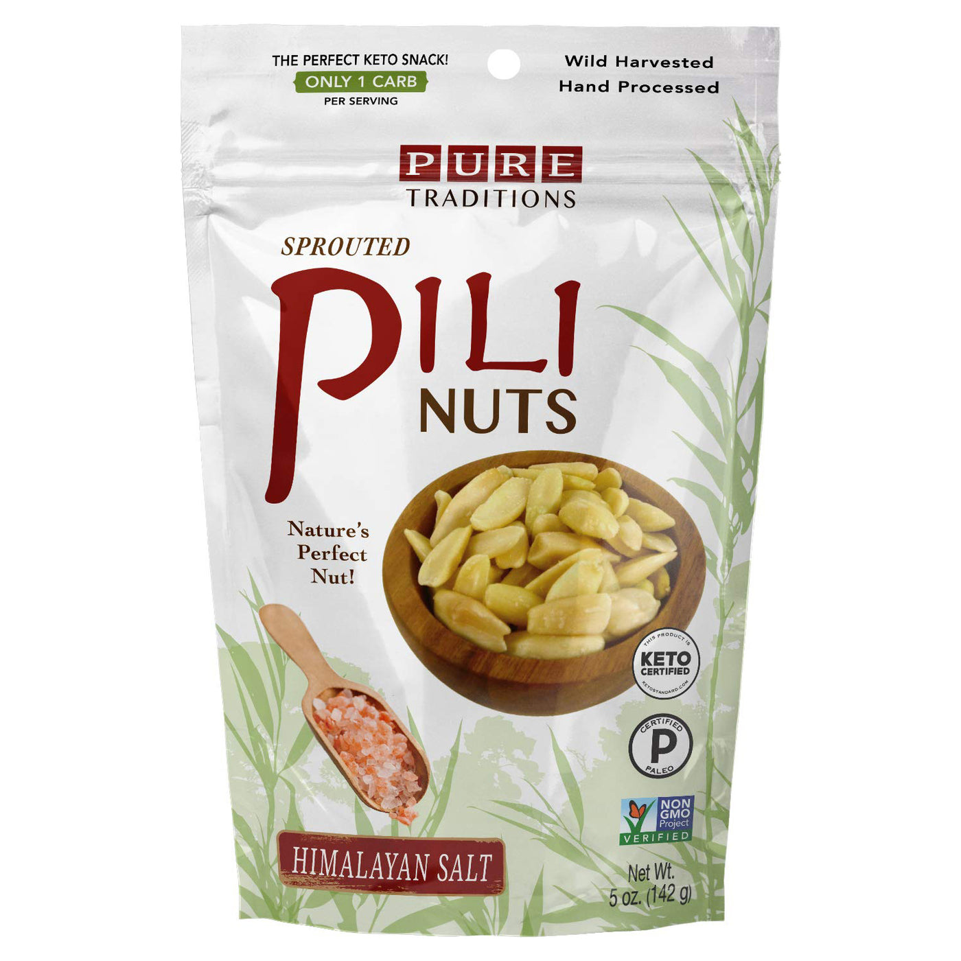 Pure Traditions // Sprouted Pili Nuts, Himalayan Salt — FullyHealthy.com