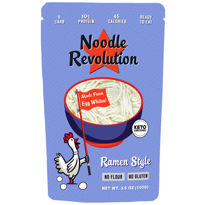 Pure Traditions // Noodle Revolution Keto Egg White Noodles - Ramen 3.5 oz
