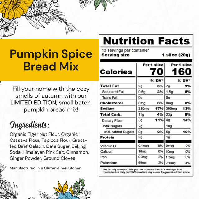 EAT G.A.N.G.S.T.E.R // Pumpkin Bread Mix, 11 oz