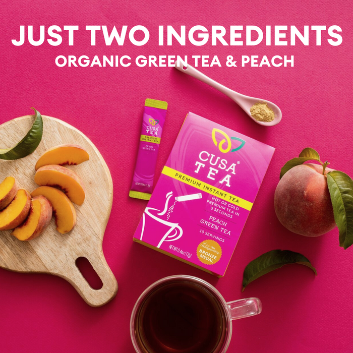 Cusa Tea & Coffee // Peach Green Tea Pitcher Pack