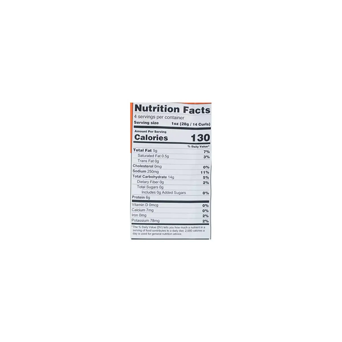 Lesser Evil // Grain Free Paleo Puffs "Power Curls" No-Cheese Cheesiness 4 oz.