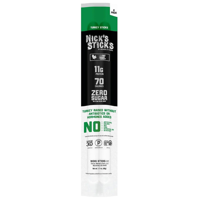 Nick's Sticks Turkey Sticks, 1.7 oz (48 g)