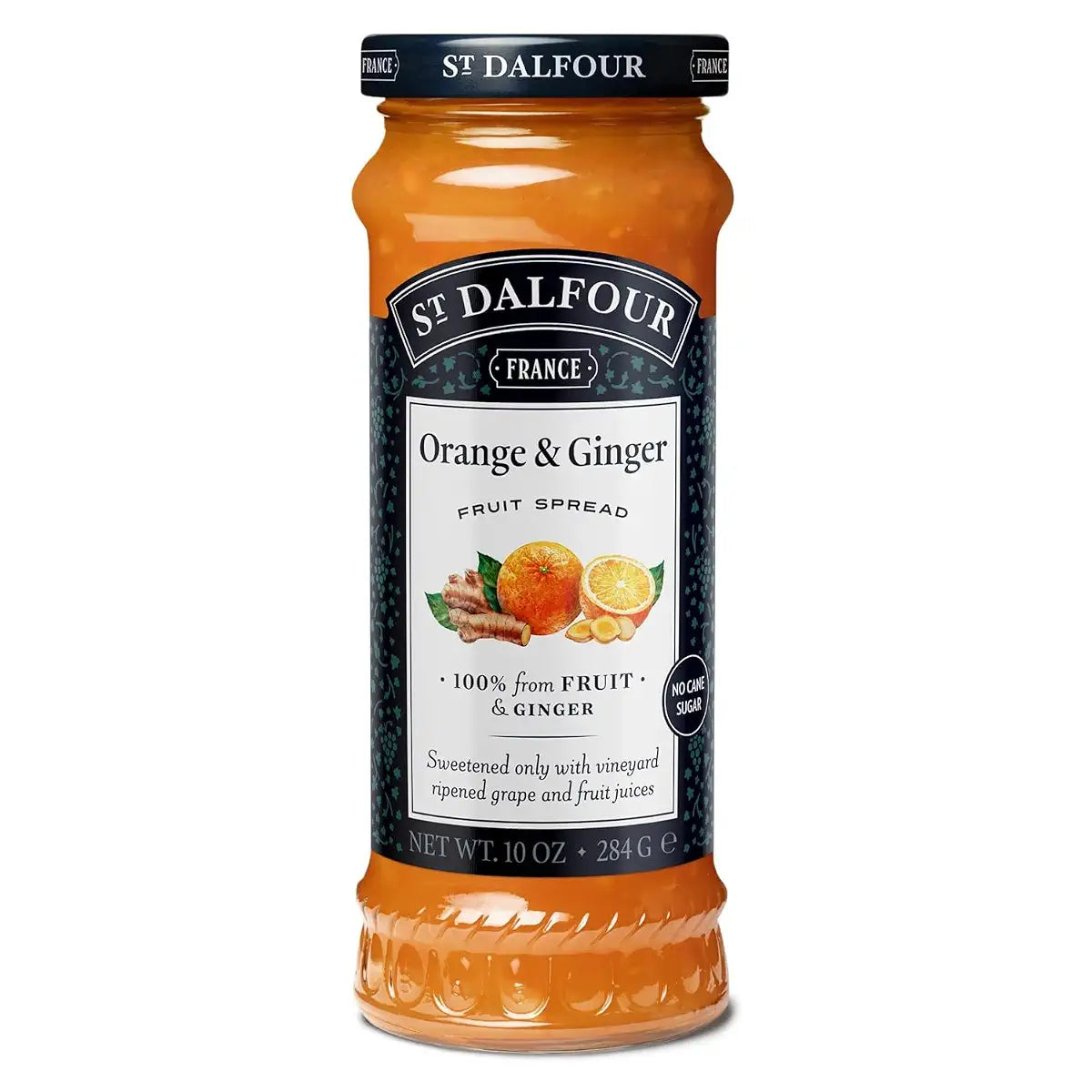 St. Dalfour Ginger and Orange Marmalade Fruit Spread, 10 oz