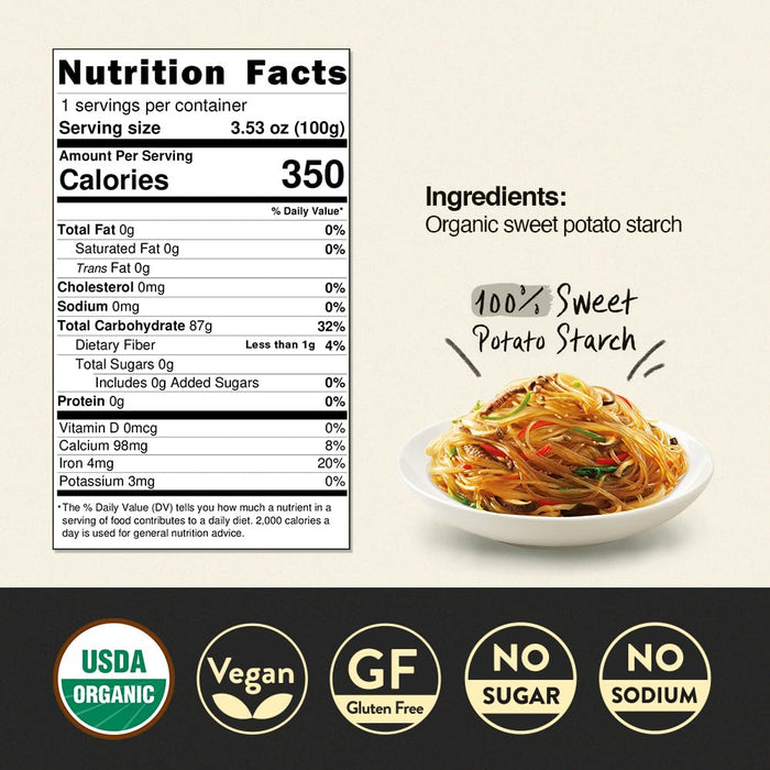 Chung Jung One // Sweet Potato Glass Noodle 3.5 oz