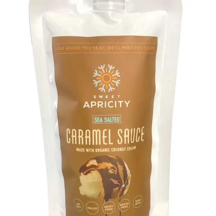 Sweet Apricity // Sea Salted Caramel Sauce 8 oz