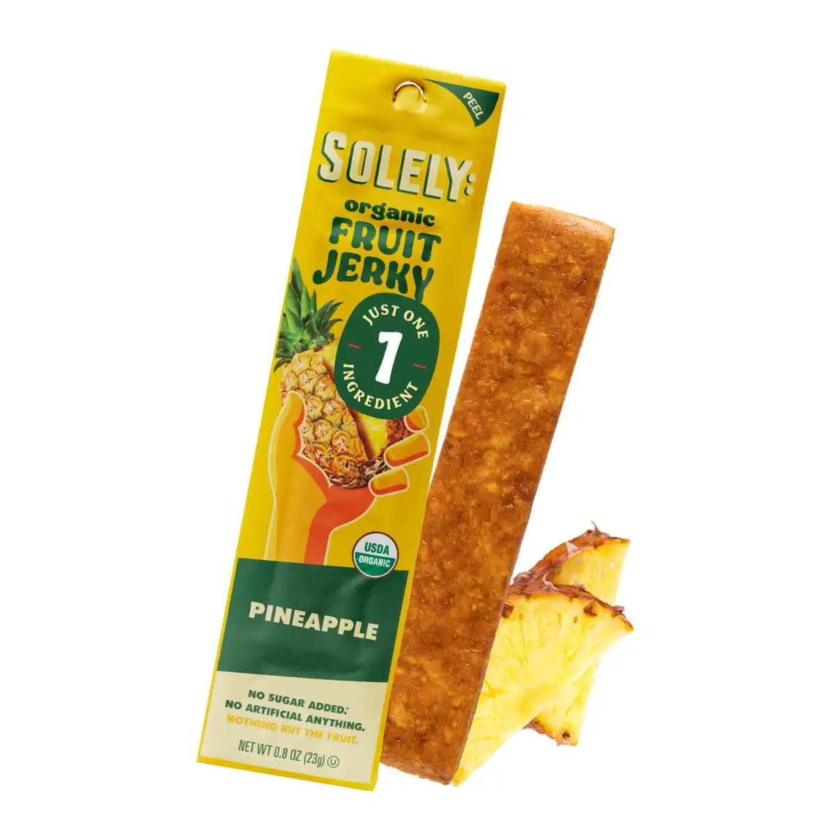 Solely Fruit Jerky 1/2 Pineapple, 0.8 oz