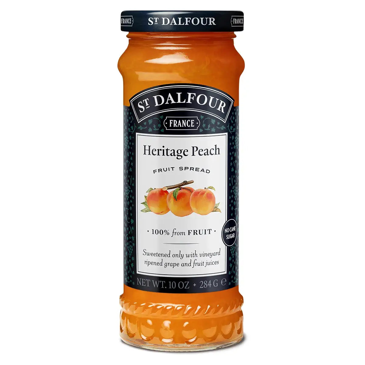 St. Dalfour Heritage Peach Fruit Spread, 10 oz