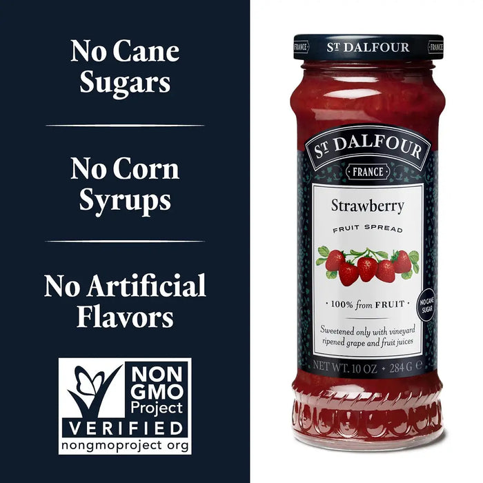 St. Dalfour Strawberry Fruit Spread, 10 oz