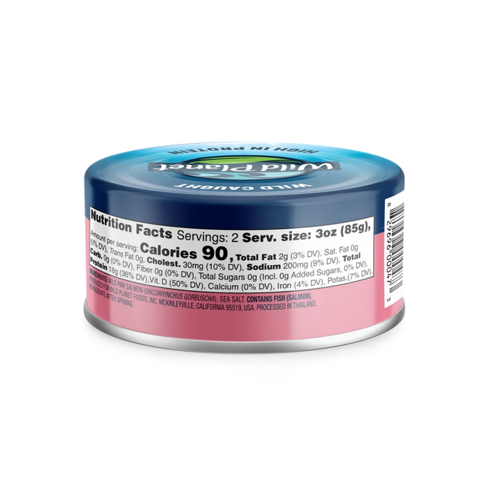 Wild Planet Alaskan Pink Salmon, 6 oz