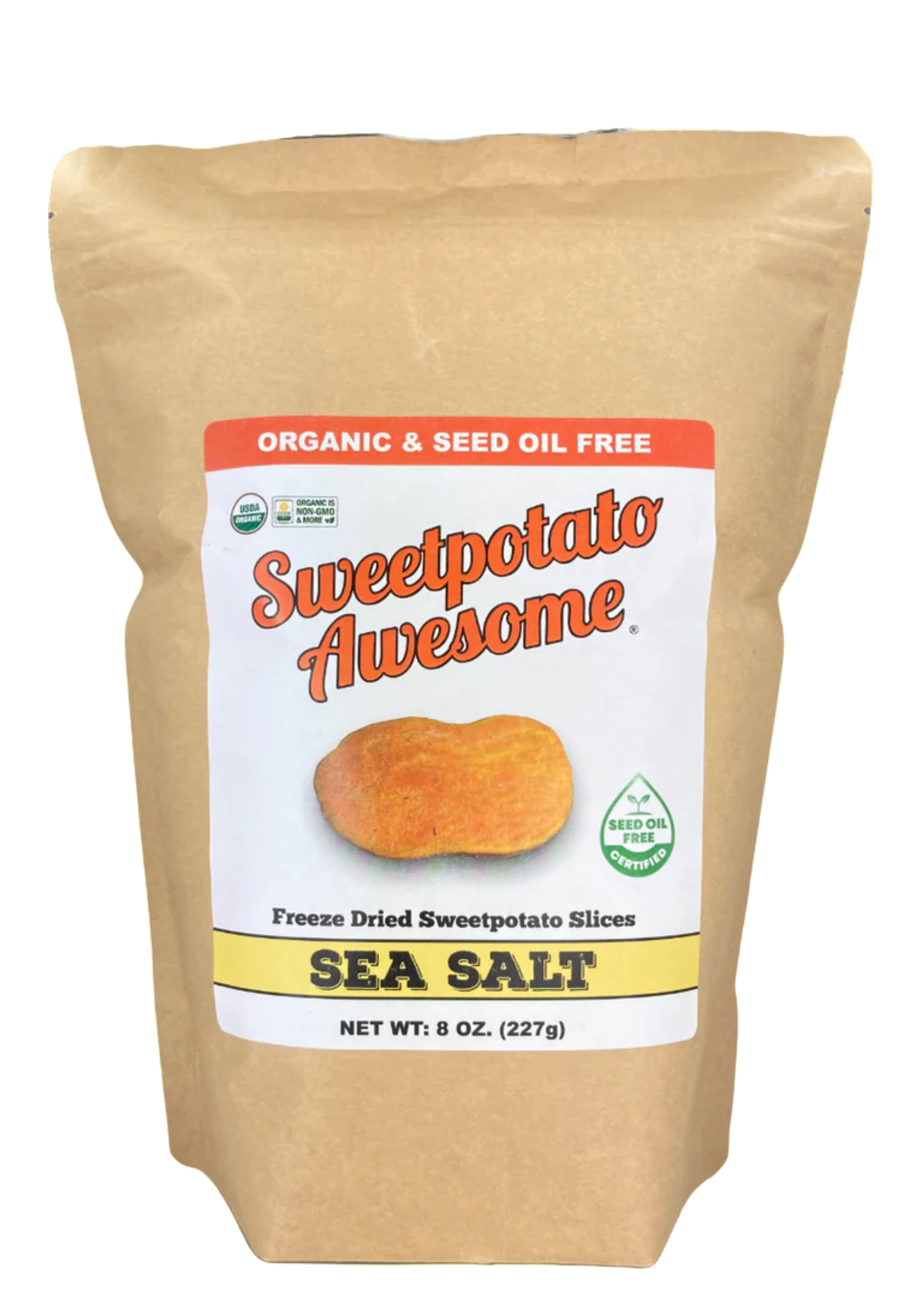 Sweetpotato Awesome // Sea Salt Slices  8 oz