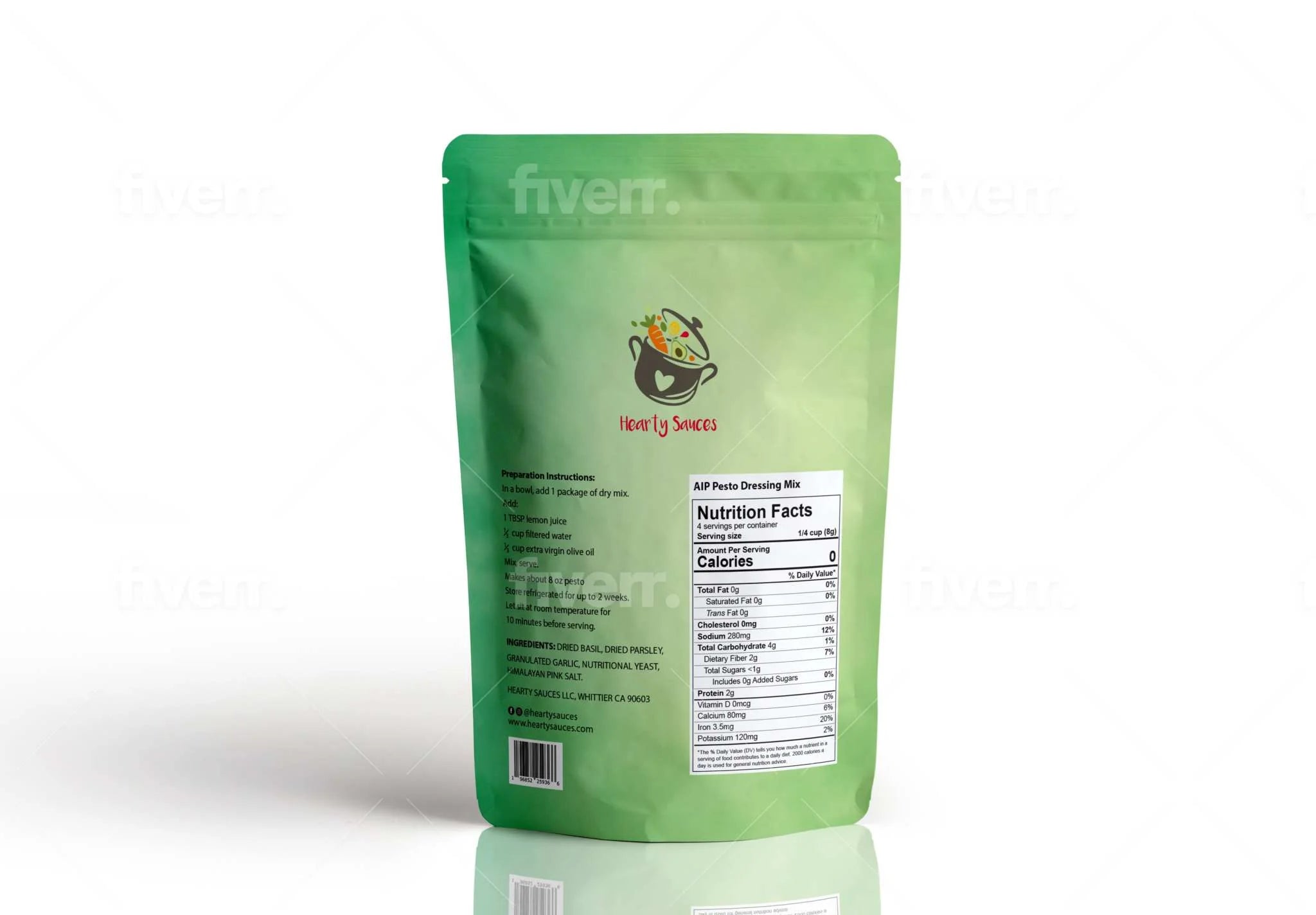 Hearty Sauces // AIP Pesto Mix, 1.1 oz