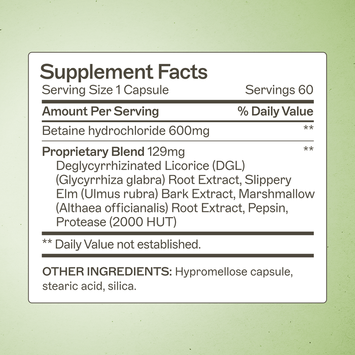 Acid Restore with Betaine and HCL