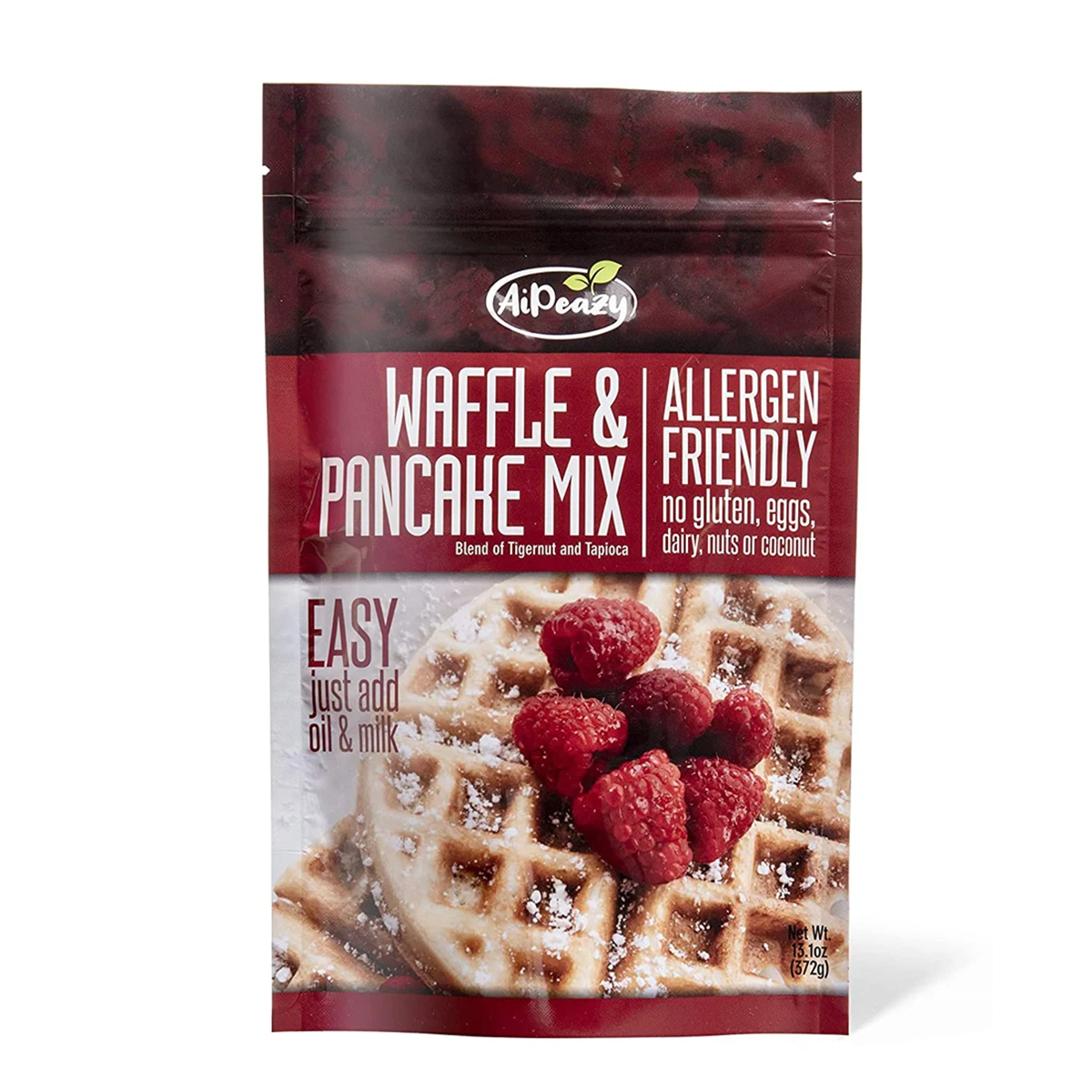 AiPeazy // Tigernut Waffle & Pancake Mix 10.9 oz