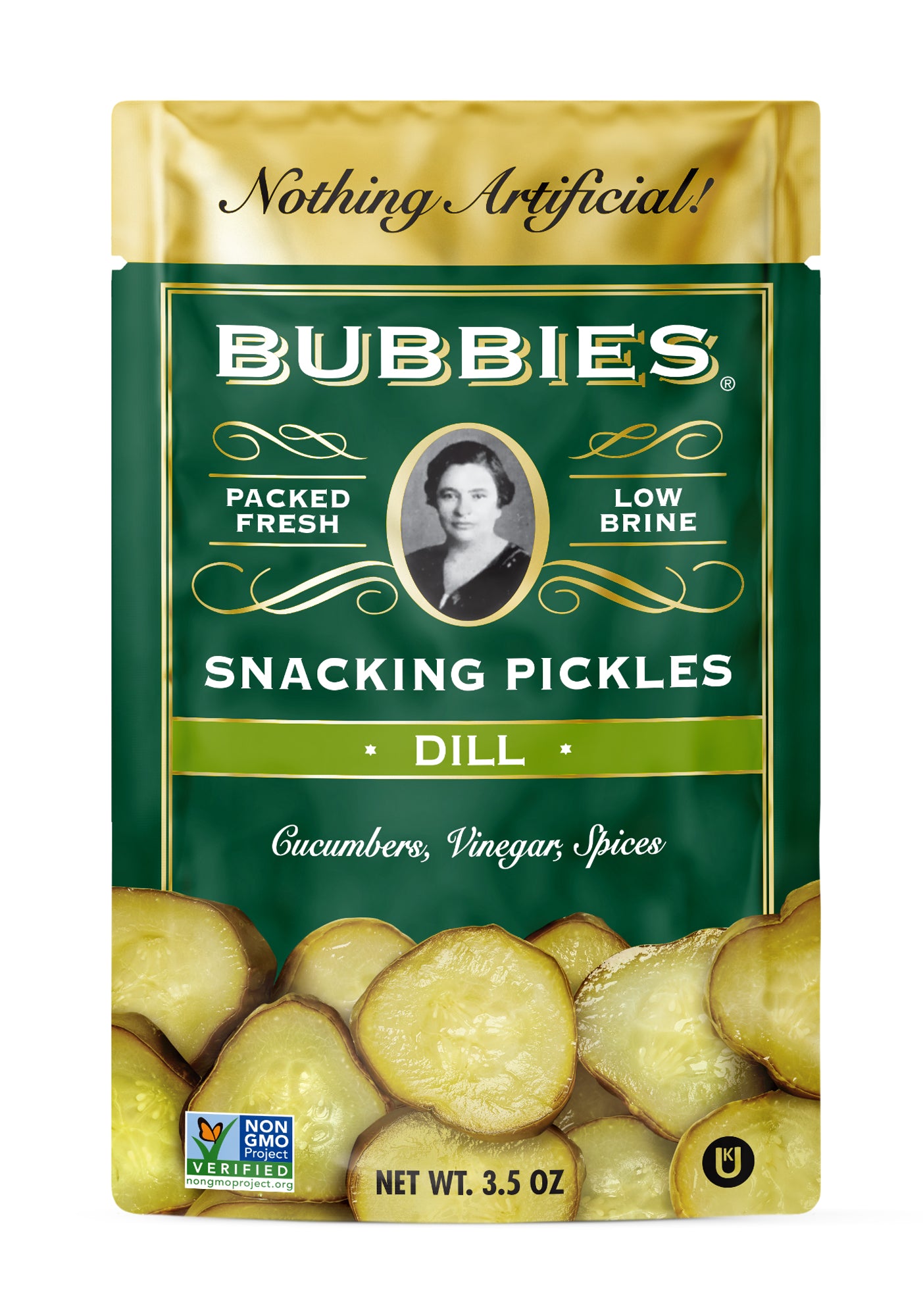 Bubbies // Kosher Dill Pickle Snacking Chips, 3.5 oz