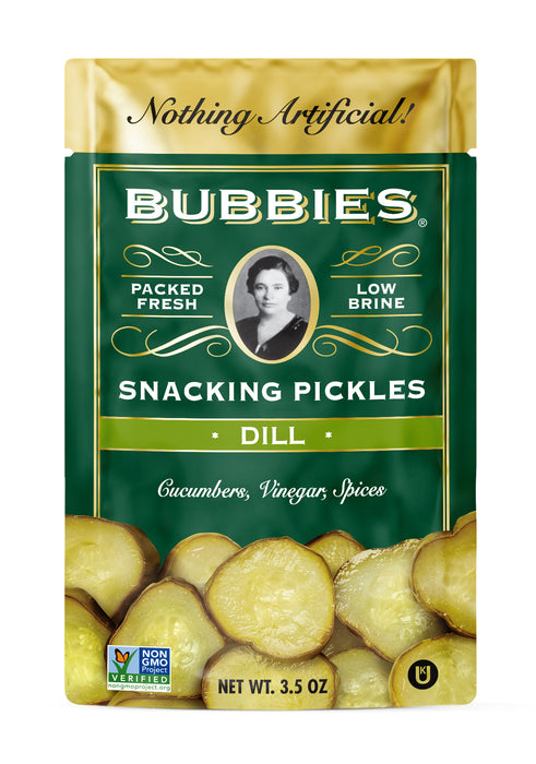 Bubbies // Kosher Dill Pickle Snacking Chips, 3.5 oz