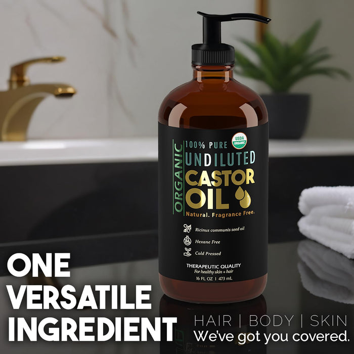 Balm of Gilead // 100 Pure Undiluted Castor Oil 16 fl oz