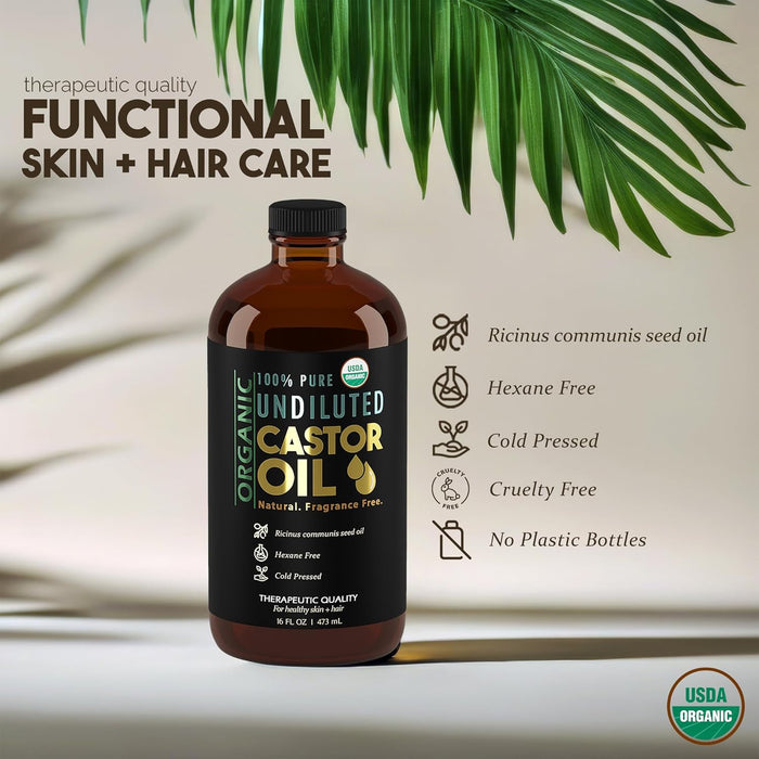 Balm of Gilead // 100 Pure Undiluted Castor Oil 16 fl oz