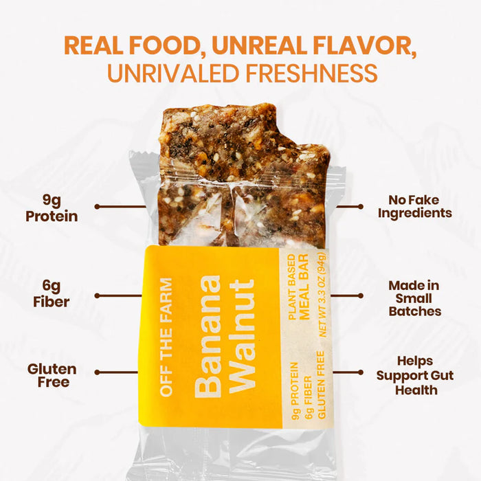 Off The Farm // Banana Walnut Meal Bar 3.3 oz