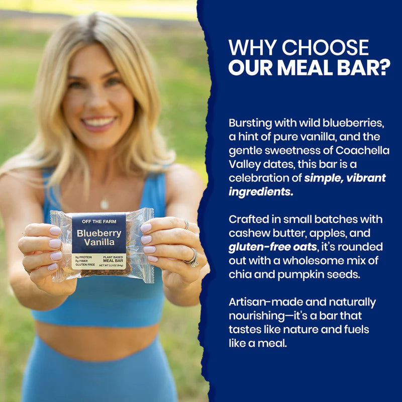 Off The Farm // Blueberry Vanilla Meal Bar 3.3 oz