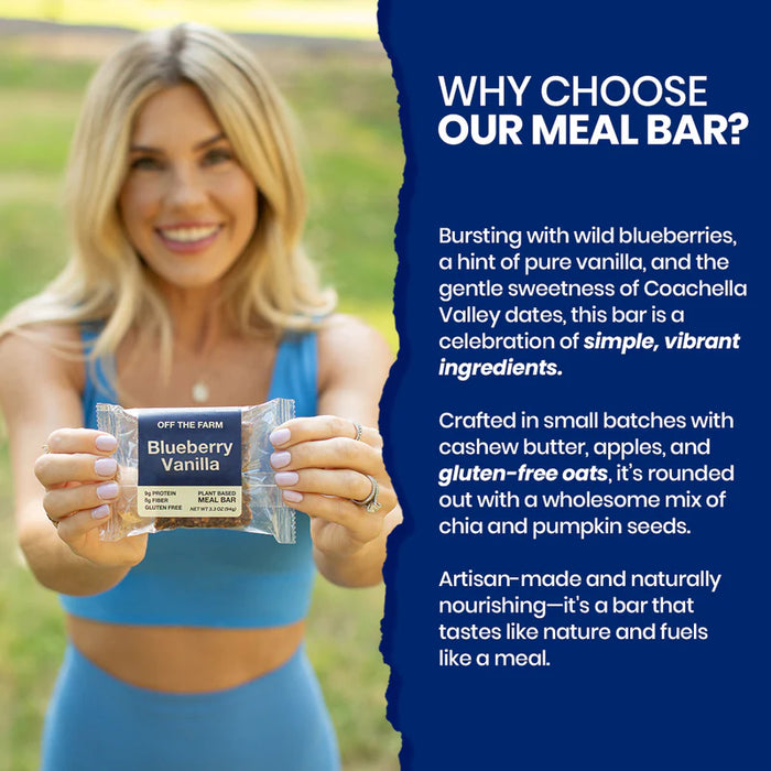 Off The Farm // Blueberry Vanilla Meal Bar 3.3 oz