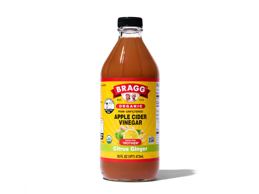 Bragg // Organic Citrus Ginger Apple Cider Vinegar with The Mother 16 oz
