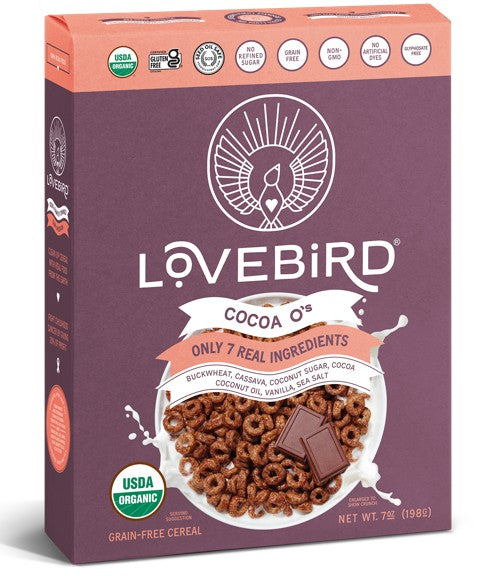 Lovebird // Rise and Fly Cacao O's Cereal 7oz.