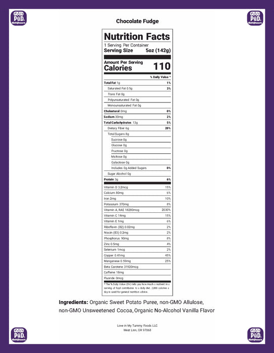 GoodPūD // Chocolate Fudge Frozen Pudding 5oz