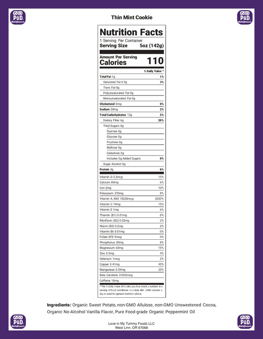 GoodPūD // Thin Mint Cookie Frozen Pudding 5oz