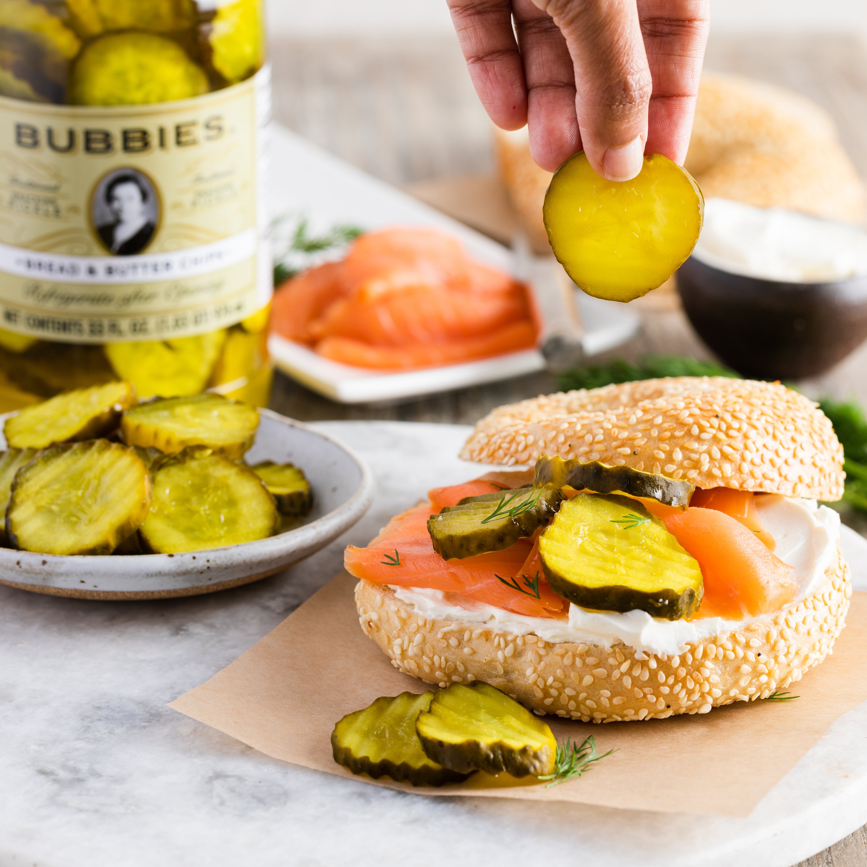 Bubbies // Kosher Dill Pickle Snacking Chips, 3.5 oz