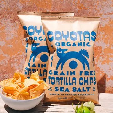 Coyotas // Organic Grain Free Tortilla Chips with Sea Salt, 5 oz