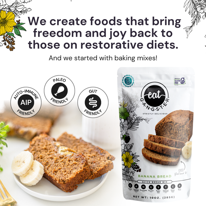 EAT G.A.N.G.S.T.E.R // Banana Bread Mix, 10 oz
