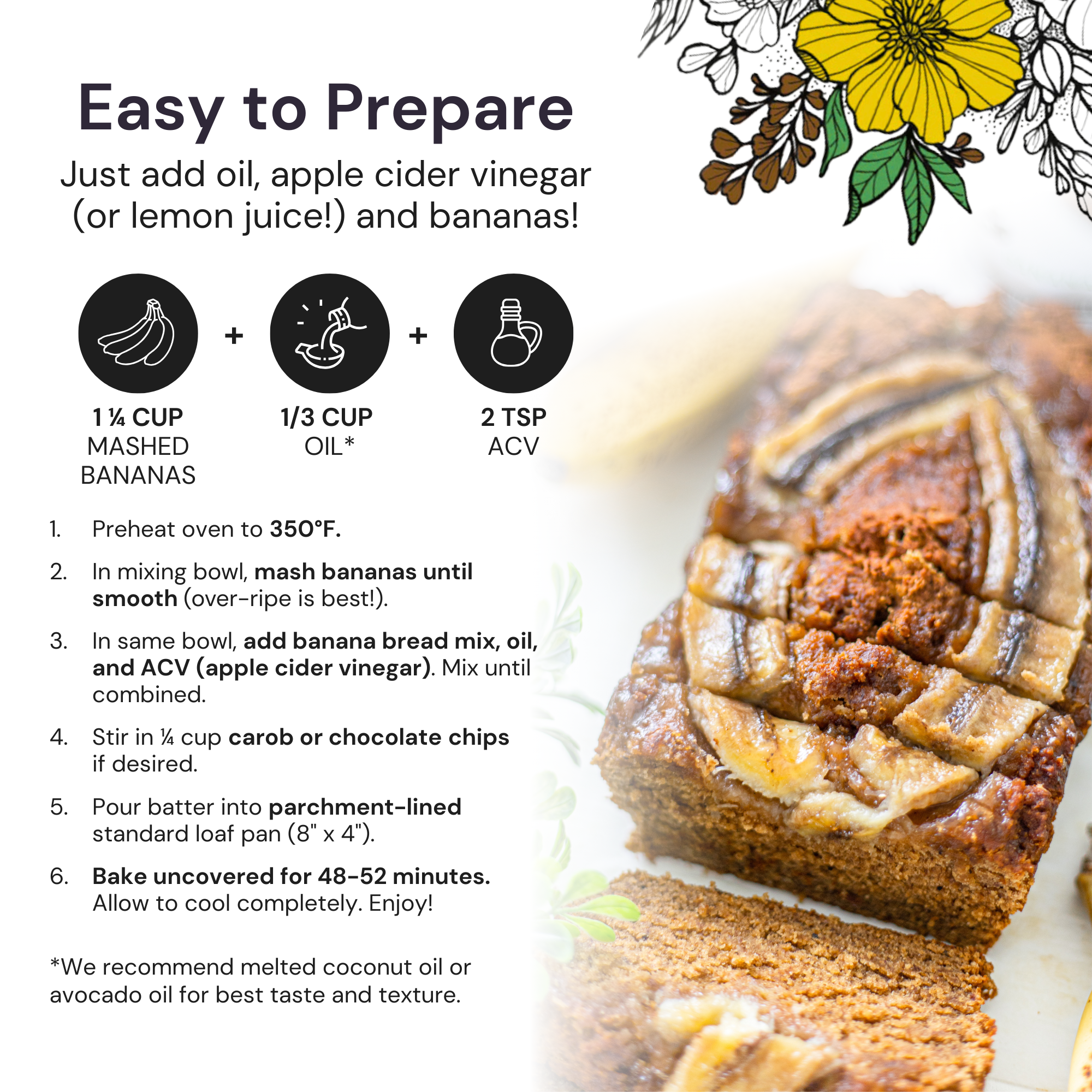 EAT G.A.N.G.S.T.E.R // Banana Bread Mix, 10 oz