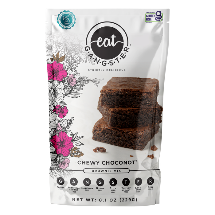 EAT G.A.N.G.S.T.E.R // Chewy Choconot Brownie Mix, 8.1 oz