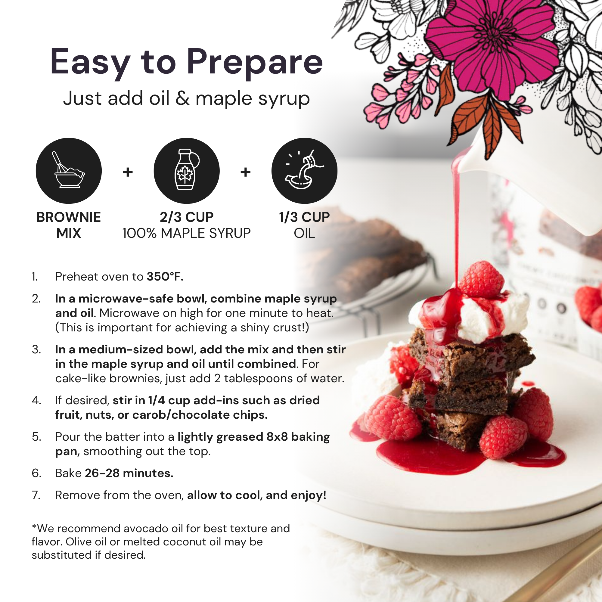 EAT G.A.N.G.S.T.E.R // Chewy Choconot Brownie Mix, 8.1 oz