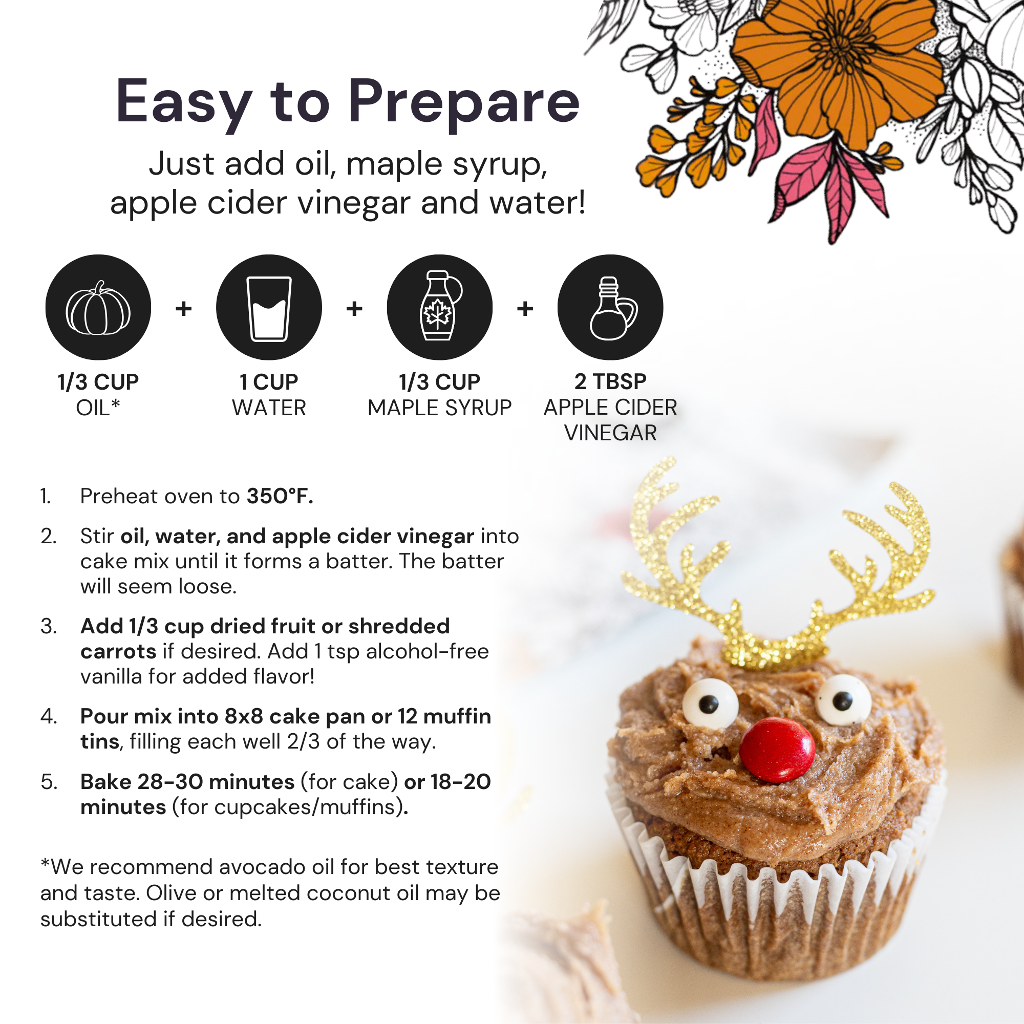 EAT G.A.N.G.S.T.E.R // Cinnawin Spice Cake Mix, 9.8 oz