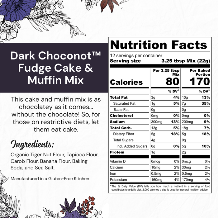 EAT G.A.N.G.S.T.E.R // Dark Choconot Fudge Cake and Muffin Mix, 9.67 oz